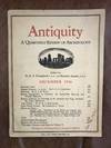 Some Welsh Houses Antiquity Vol. X No. 40 December 1936