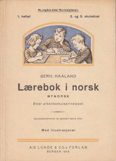 Lærebok i norsk. Etter arbeidsskuleprinsippet.…