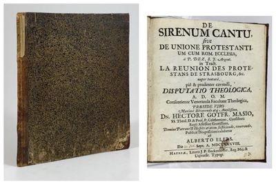 De sirenum cantu, sive de unione Protestantium…