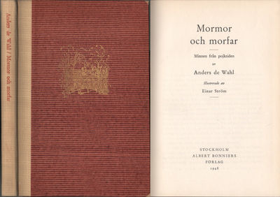 MORMOR OCH MORFAR. Minnen från pojktiden.