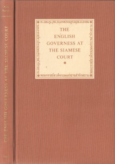 THE ENGLISH GOVERNESS AT THE SIAMESE COURT.…