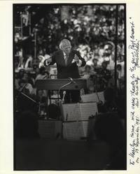 Black-and-white photograph signed in full and inscribed to Marilyn Horne, 1981