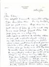 Autograph Letter SIGNED, 2 pp on one 4to sheet of printed personalized stationery, Bridgewater, CT., Oct. 27, 1965