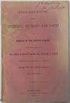 PROCEEDINGS, INCLUDING SPEECHES, OPINIONS AND VOTES IN THE SENATE OF THE UNITED STATES, BY WHICH THE RIGHT OF THE HON. JESSE D. BRIGHT AND THE HON. GRAHAM N. FITCH TO THEIR SEATS AS SENATORS U.S. FROM THE STATE OF INDIANA WAS CONFIRMED