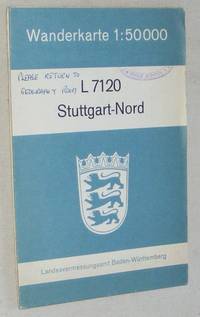 L7120 Stuttgart-Nord. Wanderkarte 1:50000 de Landesvermessungsamt Baden-WÃ¼rttemberg - 1961