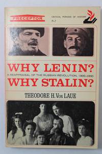 Why Lenin? Why Stalin? by Laue, Theodore H. Von - 1964