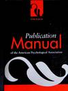 Publication Manual Of the American Psychological Association, Fifth Edition