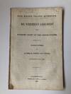 THE RHODE ISLAND QUESTION. MR. WEBSTER'S ARGUMENT IN THE SUPREME COURT OF THE UNITED STATES, IN THE CASE OF MARTIN LUTHER VS. LUTHER M. BORDEN AND OTHERS, JANUARY 27TH, 1848