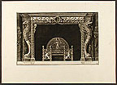 {Rome], 1790. Etched plate, on laid paper, by Piranesi. In good condition with large margins. Waterm...