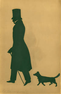 SILHOUETTE of a Gentleman and his dog