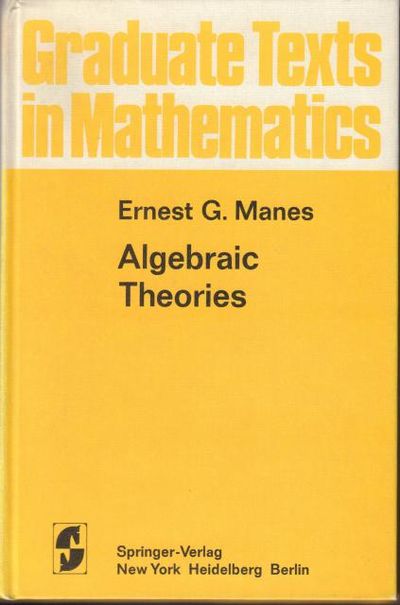 Algebraic Theories.