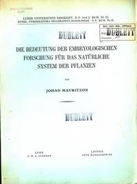 Die Bedeutung der embryologischen Forschung für…