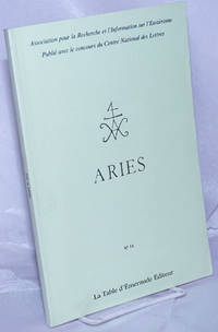image of Aries. No 15. Association pour la Recherche et l'Information sur l'Esoterisme