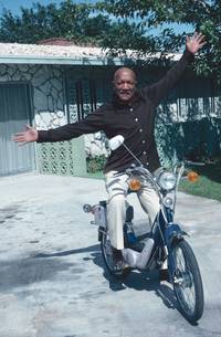 Eight Unpublished Slides of John Elray Sanford aka Redd Foxx, Taken for a Jet Magazine Shoot, 1976