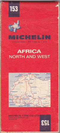 Africa, North and West = Afrique, Nord et Ouest (Michelin map, 153) 1:4,0 00,000
