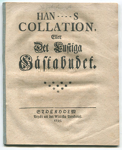 Han----s collation, eller det lustiga gästabudet.