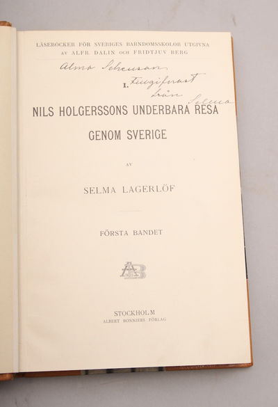 Nils Holgerssons underbara resa genom Sverige. 2 volumes. (photo 2)