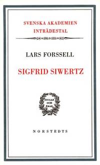 Sigfrid Siwertz. Inträdestal i Svenska Akademien.