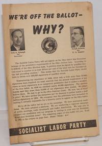 image of We're off the ballot - why