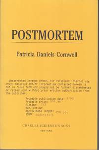 Postmortem by Cornwell, Patricia Daniels - 1990