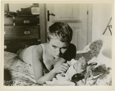 Culver City, CA: Columbia Pictures, 1957. Vintage reference photograph of Jean Seberg from the 1957 ...