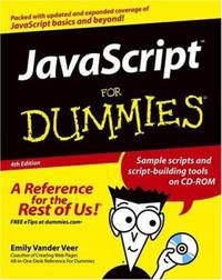 JavaScript for Dummies [With CDROM]