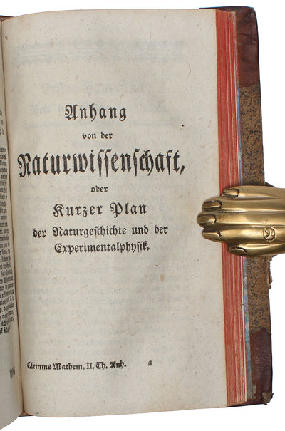 Heinrich Wilhelm Clemms mathematisches Lehrbuch oder vollständiger Auszug aller so wohl zur reinen als angewandten Mathematik gehörigen Wissenschaften nebst einem Anhang darinnen die Naturgeschichte und Experimentalphysik in einem kurzen Plan vorgetra... (photo 4)