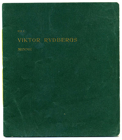 Till Viktor Rydbergs minne. Fragment ur…