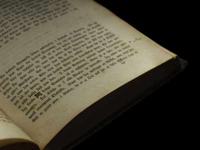 Enten – Eller. Et Livs=Fragment udgivet af Victor Eremita. Anden Udgave. Første Deel, indeholdende A.’s Papirer + Anden Deel, indeholdende B.’s Papirer, Breve til A. - [KIERKEGAARD’S OWN PERSONAL COPY OF EITHER-OR, WITH HIS OWN CORRECTIONS] (photo 2)
