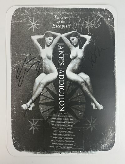 ORIGINAL JANE'S ADDICTION "THEATRE OF THE ESCAPISTS" TOUR POSTER [Signed]