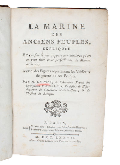 La Marine des Anciens Peuples, expliquée et…
