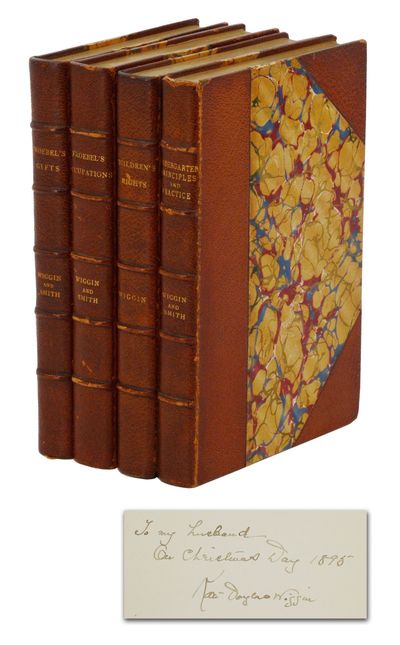 Children's Rights and The Republic of Childhood Vols. I-III (Four matching volumes all inscribed by Wiggin to her husband)