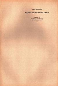 Studies in the Genus Dryas.