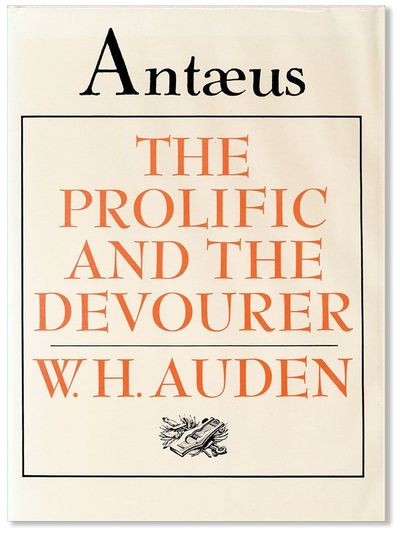 Antæus No. 42, Summer, 1981 [cover title: The Prolific and the Devourer]