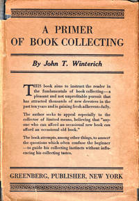 cover of A Primer of Book Collecting