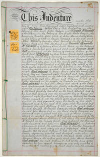 image of 1898 Indenture for 4 town lots in Keilor, Victoria