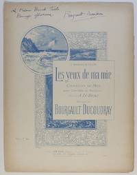 Song 'Les yeux de ma mie' ('My sweetheart's eyes'), (Louis Albert, 1840-1910,...