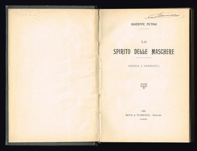 Spirito delle maschere (Storia e aneddoti).