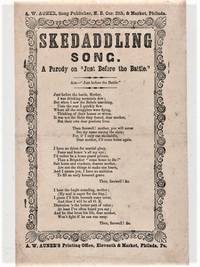 cover of Song sheet: SKEDADDLING SONG. A Parody on "Just Before the Battle."