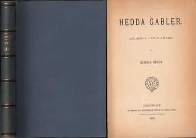 HEDDA GABLER. Skuespil i fire akter.