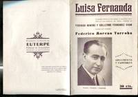 Folleto propaganda Luisa Fernanda