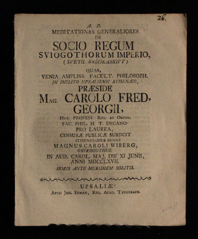 Meditationes generaliores de socio regum…