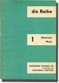 Die Reihe 1: Electronic Music (First Edition) de Karlheinz and Hebert Eimert Stockhausen (editors, contributors) - 1958