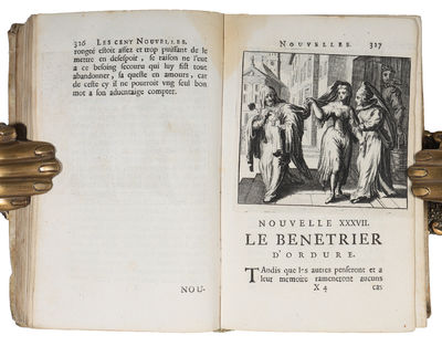 Les Cent Nouvelles nouvelles. 2 parts.  - [THE MOST ATTRACTIVE ILLUSTRATED EDITION OF THE FIRST WORK OF LITERARY PROSE IN FRENCH] (photo 6)