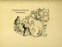 Charles Heriot, encadreur, 15 rue du Delta. Lithograph advertisement for Paris frame maker