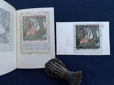 Lucien Pissarro. The queen of the fishes. With 12 woodcuts + 2 extra leafs.