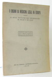 O ensino da medicina legal na europa - os novso institutos das universidades de Milào e de Lille