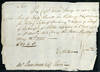 Autograph Revolutionary War Pay Order, signed by Capt. Ezra Speary, Ez. Williams and Jno. Lawrence, Esq. Treas