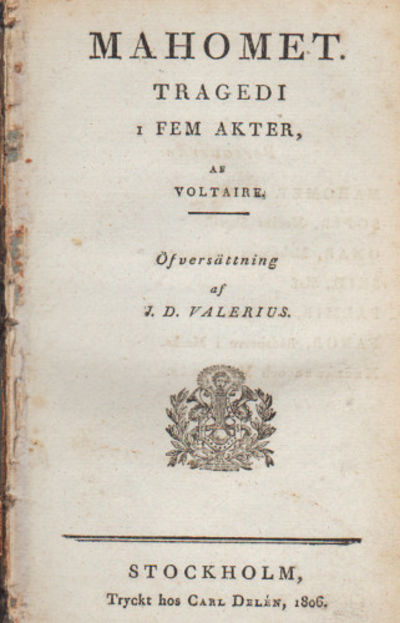 MAHOMET. Tragedi i fem akter.