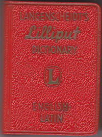 cover of Langenscheidt's Lilliput Dictionary English-Latin MINIATURE BOOK